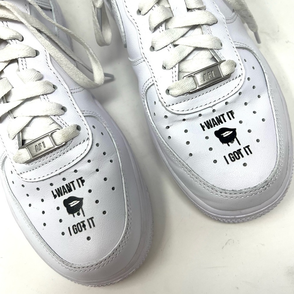 Nike force 1 custom Ariana grande sneakers 7 - Picture 4 of 11